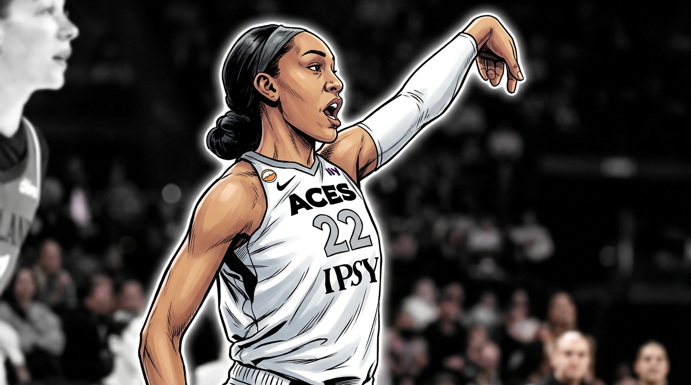 A'ja Wilson of the Las Vegas Aces — Swipe Sports