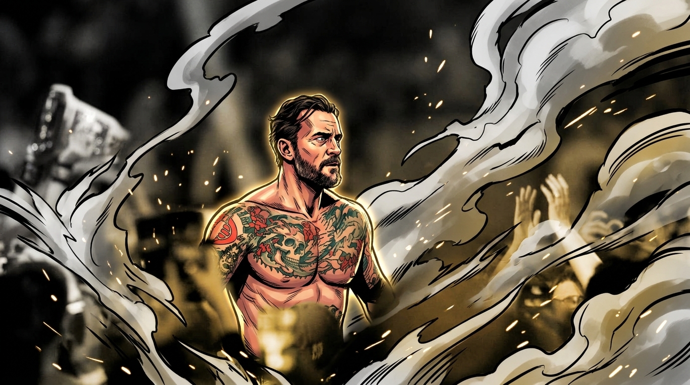 CM Punk WWE Championship Chicago — Swipe Sports