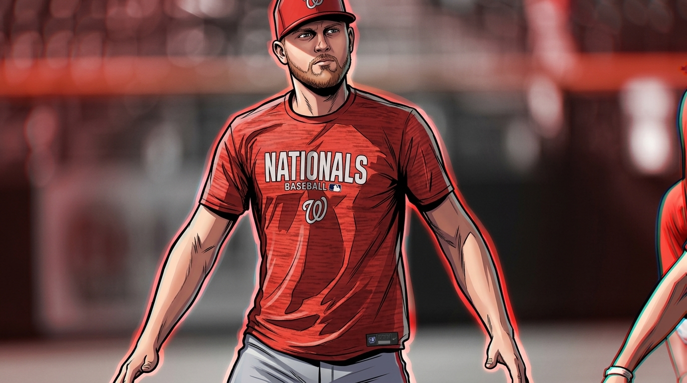 Curtis Mead of the Washington Nationals — Swipe Sports