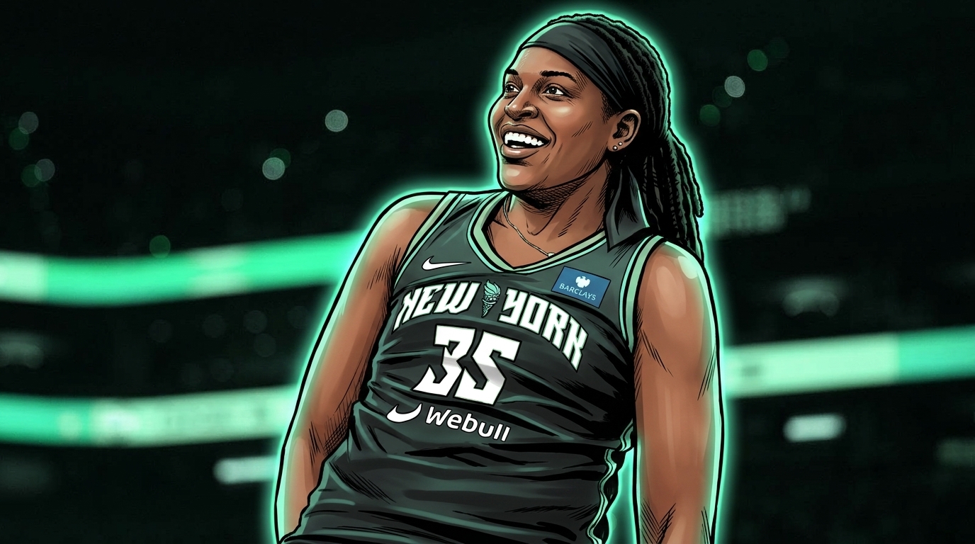 Jonquel Jones of the New York Liberty — Swipe Sports
