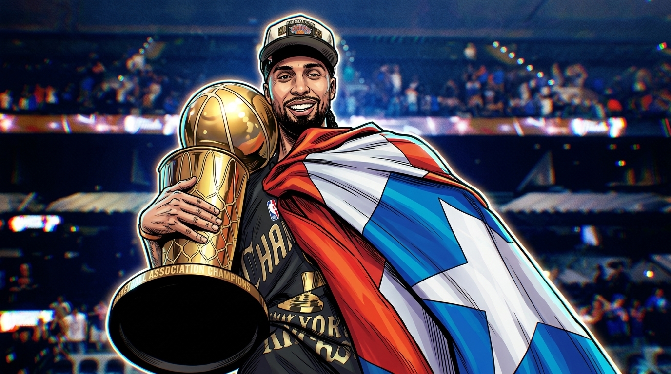 Jose Alvarado Took the Larry O'Brien Trophy to Puerto Rico and the Entire Island Went Insane — Swipe Sports