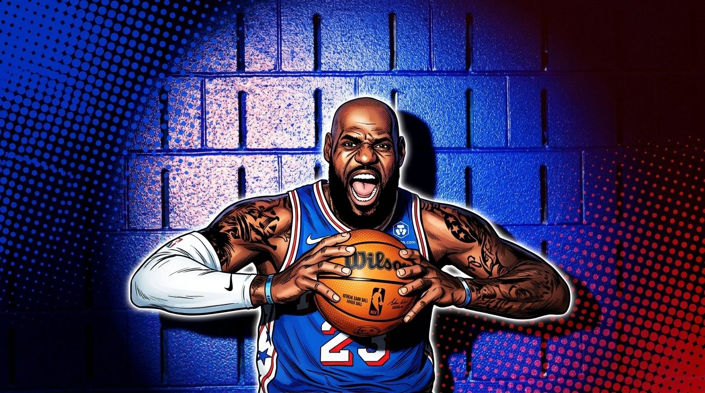LeBron James 76ers Debut vs Knicks Ring Night — Swipe Sports