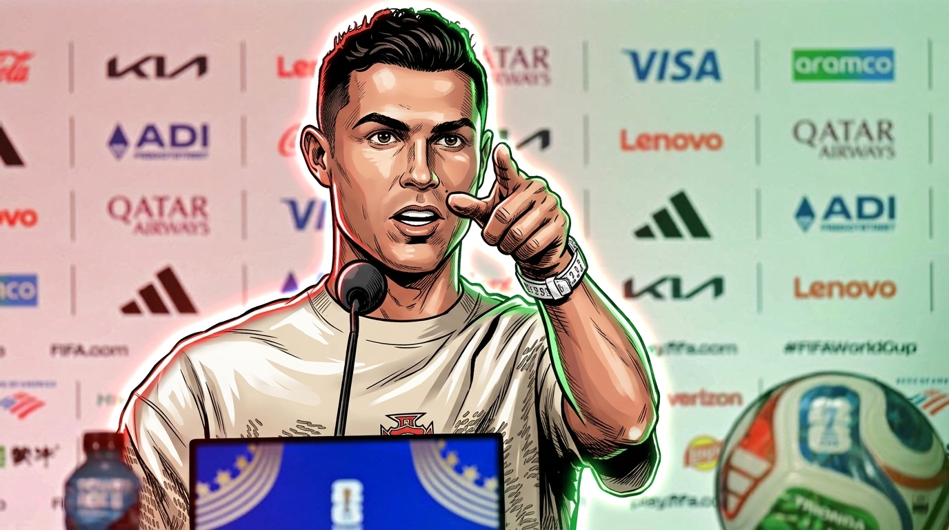 Ronaldo at the 2026 World Cup Press Conference — Swipe Sports