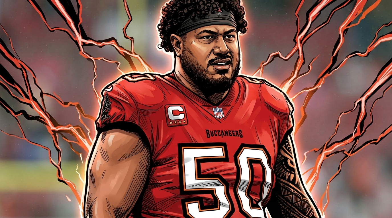 Vita Vea's Hold-In Ended With a Bad Back