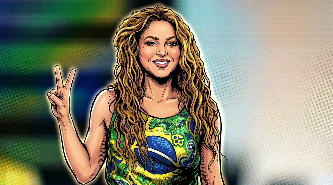 Shakira performs at the World Cup 2026 Final halftime show — Swipe Sports